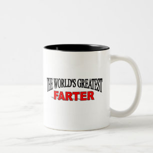 世界で最も素晴らしいFarter ツートーンマグカップ