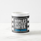 世界で最も素晴らしいFarter。 私は父を意味します! コーヒーマグカップ (中央)