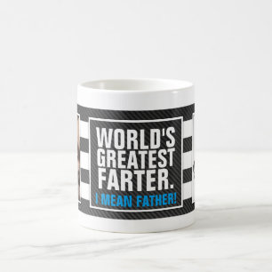 世界で最も素晴らしいFarter。 私は父を意味します! コーヒーマグカップ