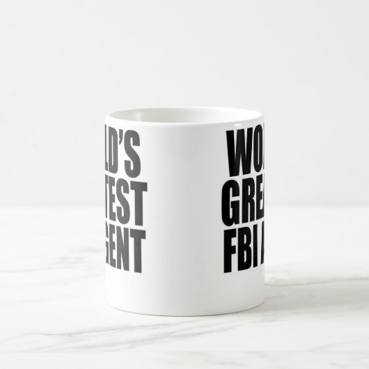世界で最も素晴らしいFBI捜査官 コーヒーマグカップ (中央)
