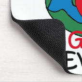 世界で最も素晴らしいGigiのハート マウスパッド (コーナー)