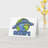 世界で最も素晴らしいGramps カード (黄色い花)