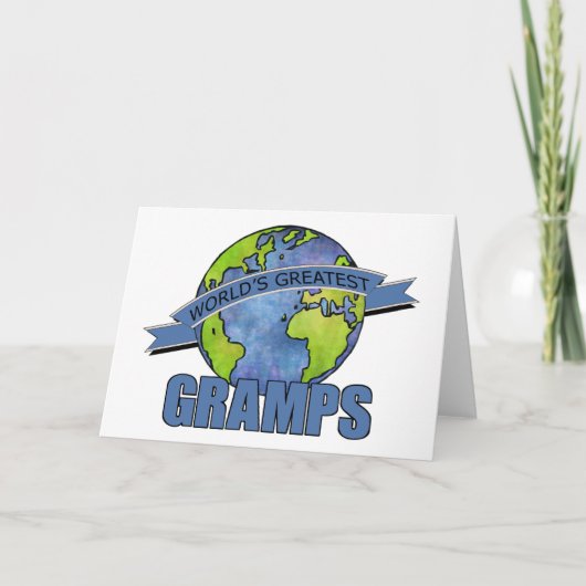 世界で最も素晴らしいGramps カード (正面)