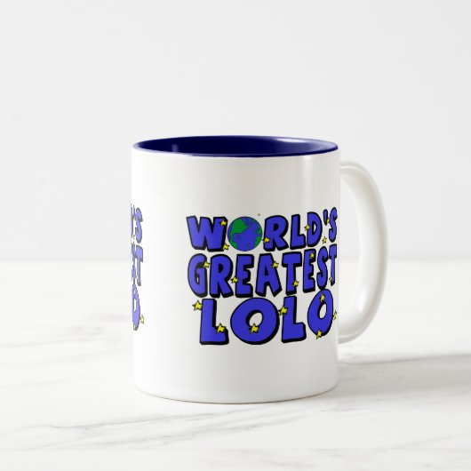 世界で最も素晴らしいLolo ツートーンマグカップ (正面右)