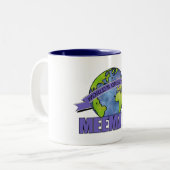 世界で最も素晴らしいMeeMaw ツートーンマグカップ (正面左)
