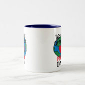 世界で最も素晴らしいMimiハート ツートーンマグカップ (中央)