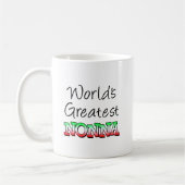 世界で最も素晴らしいNonnaのマグ コーヒーマグカップ (左)