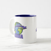 世界で最も素晴らしいNonna ツートーンマグカップ (正面左)