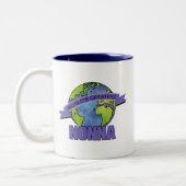 世界で最も素晴らしいNonna ツートーンマグカップ (左)