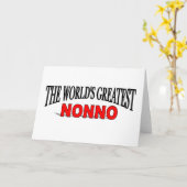 世界で最も素晴らしいNonno カード (黄色い花)