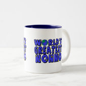 世界で最も素晴らしいNonno ツートーンマグカップ (正面右)