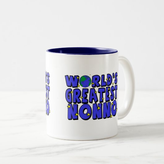 世界で最も素晴らしいNonno ツートーンマグカップ (正面右)
