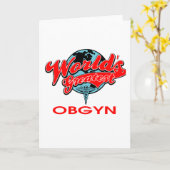 世界で最も素晴らしいOBGYN カード (黄色い花)