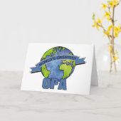 世界で最も素晴らしいOpa カード (黄色い花)