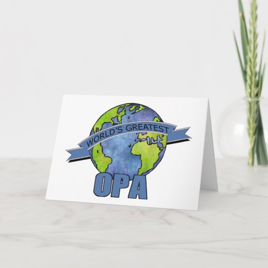 世界で最も素晴らしいOpa カード (正面)