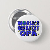 世界で最も素晴らしいOpa 缶バッジ (正面&裏面)