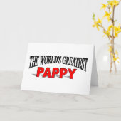 世界で最も素晴らしいPappy カード (黄色い花)