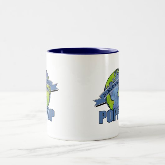 世界で最も素晴らしいPopPop ツートーンマグカップ (中央)