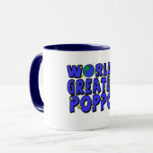世界で最も素晴らしいPopPop マグカップ (正面左)
