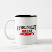 世界で最も素晴らしく素晴らしいGrampy ツートーンマグカップ (左)