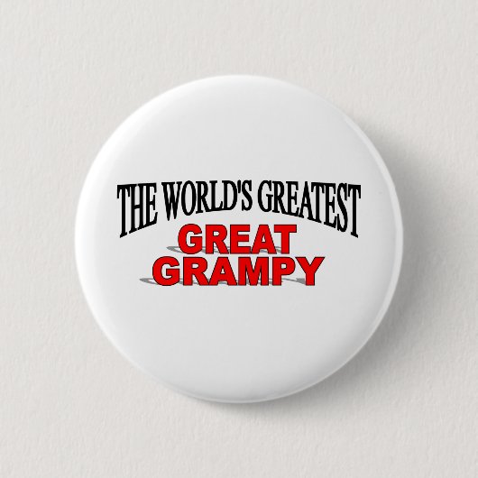 世界で最も素晴らしく素晴らしいGrampy 缶バッジ (正面)