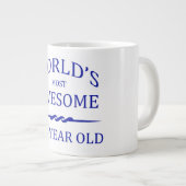世界で最も素晴らし古い100歳 ジャンボコーヒーマグカップ (正面右)