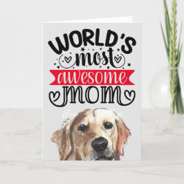 世界で最も素晴らし大きい母の幸せな母の日 サンキューカード