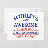 世界で最も素晴らし長いナース ポストカード (正面/裏面)