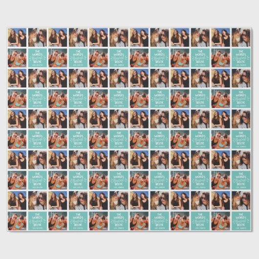 世界で最も美しいベストエスティ写真コラージュ ラッピングペーパー (フラット)