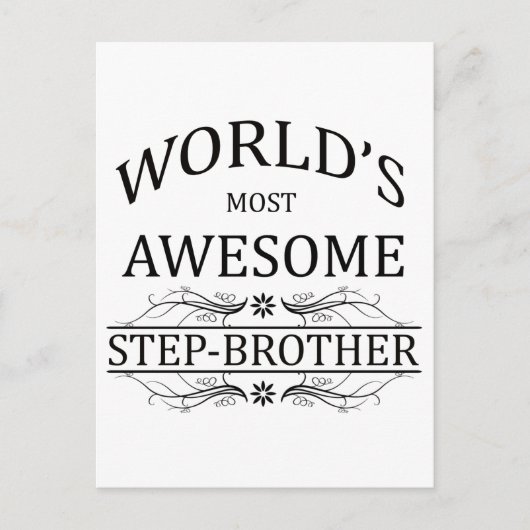 世界で最も義理の素晴らしある人 ポストカード (正面)