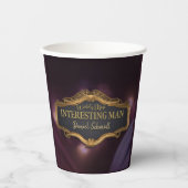 世界で最も興味深い男性、退職誕生日 紙コップ (正面)