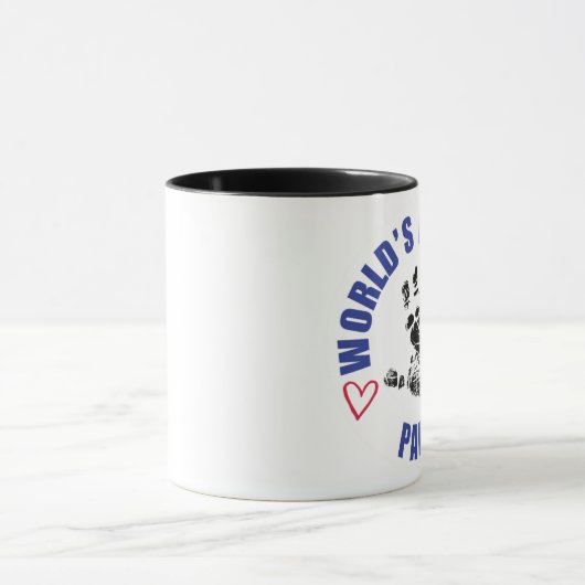 世界で最も誇りを持ったなパパのマグ マグカップ (中央)