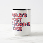 世界で最も退屈でないボス ツートーンマグカップ (中央)
