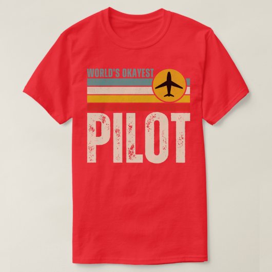 世界で最も重要なパイロット Tシャツ (デザイン正面)