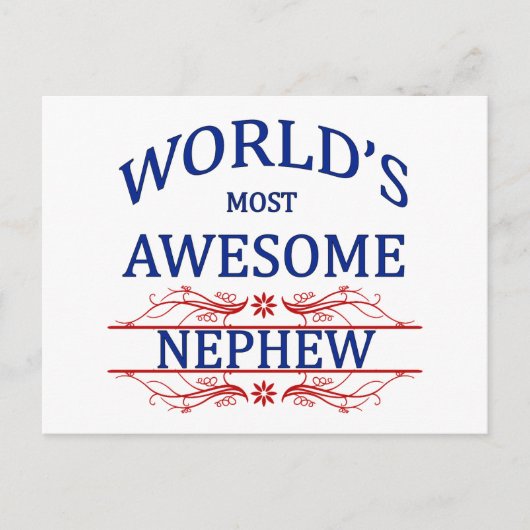 世界で最も重要な素晴らし甥 ポストカード (正面)