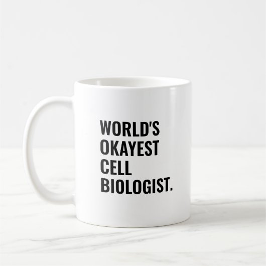 世界で最も重要な細胞生物学者 コーヒーマグカップ (左)