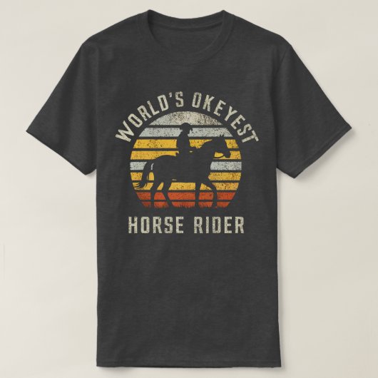 世界で最も重要な馬ライダー Tシャツ (デザイン正面)