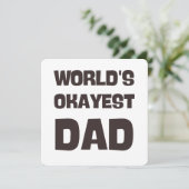 世界で最も関心のあるパパおもしろいパパ 招待状 (スタンド正面)