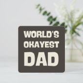 世界で最も関心のあるパパおもしろいパパ 招待状 (スタンド正面)