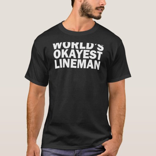世界で最も関心のあるラインマンの力線技術者 Tシャツ (正面)