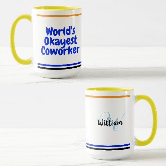 世界で最も関心のある同僚 | おもしろいカスタムユーモアのマグカップ マグカップ