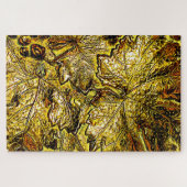 世界で最も難しいゴールデングレープ葉 ジグソーパズル (横)