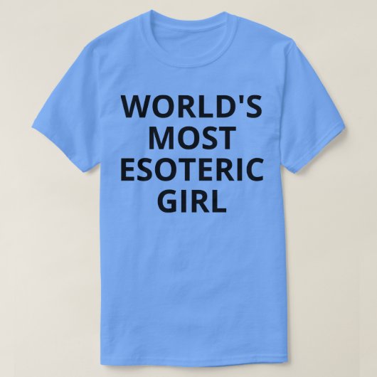 世界で最も難解な少女 Tシャツ (デザイン正面)