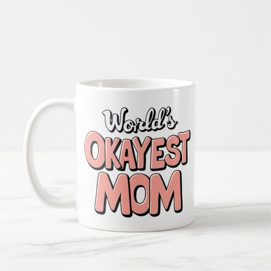 世界で最も面白いママのマグカップおもしろいカラフル- Cup コーヒーマグカップ (左)