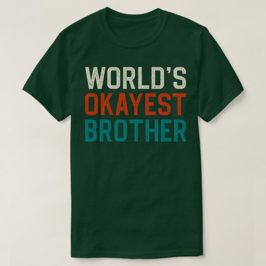世界で最も面白い兄弟 Tシャツ (デザイン正面)