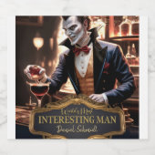 「世界で最も面白い男パーソナライズされただ ビールラベル (シングルラベル)