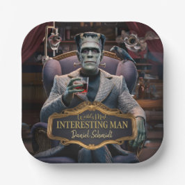 世界で最も面白い男パーソナライズされた。 ペーパープレート