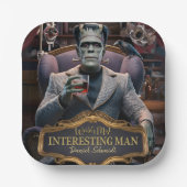 世界で最も面白い男パーソナライズされた。 ペーパープレート (正面)