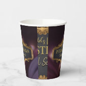 世界で最も面白い男パーソナライズされた。 紙コップ (左)