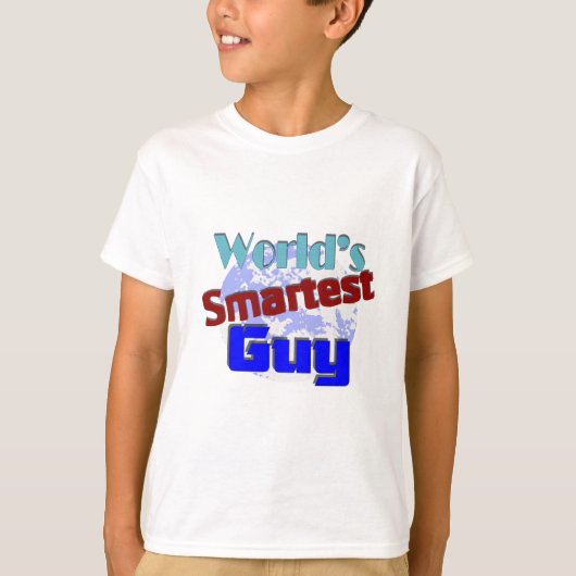 世界で最も頭が切れるな人 Tシャツ (正面)